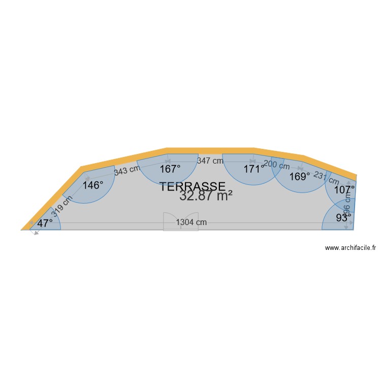 TERRASSE. Plan de 0 pièce et 0 m2