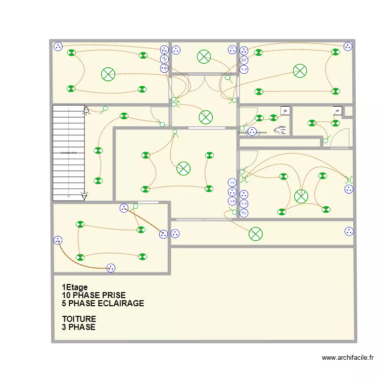 LCDC JAMAL 1Etage. Plan de 
