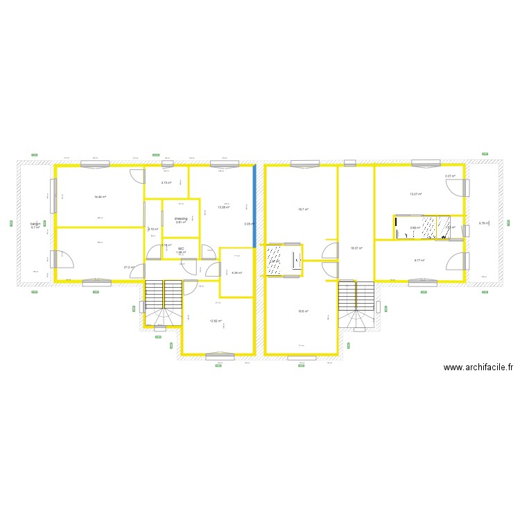 SAINT JULIEN étage . Plan de 0 pièce et 0 m2