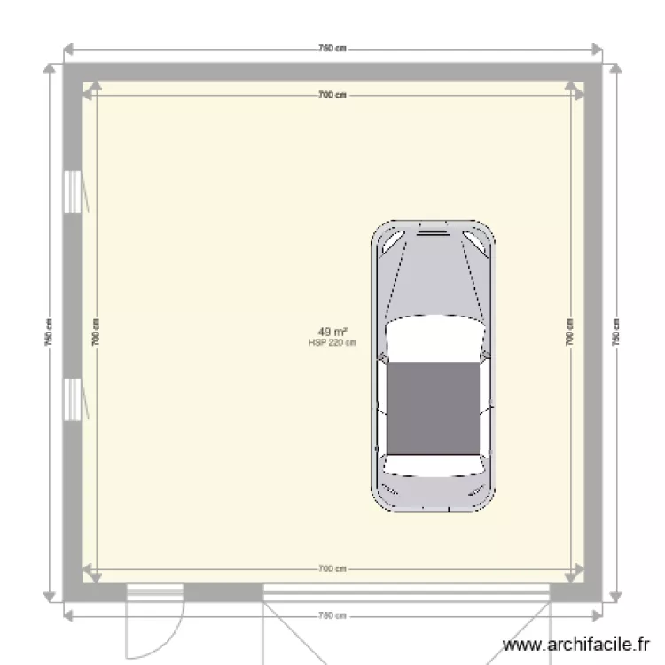 garage amour 2 voitures carré. Plan de garage amour 2 voitures carré. Plan de