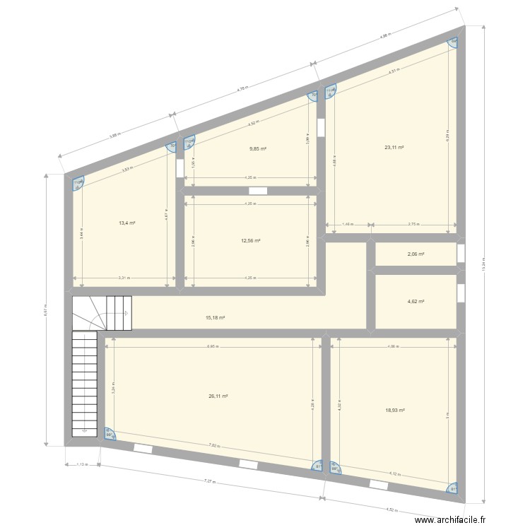 Plan Aubière 1er étage. Plan de 0 pièce et 0 m2