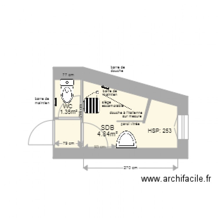 PLAN SERA EDL MAISON. Plan de 0 pièce et 0 m2