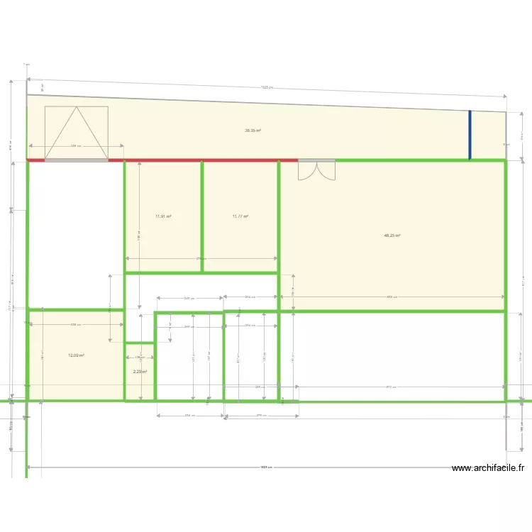 1maison. Plan de 