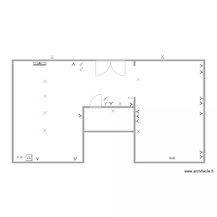 Posn Louettoise Naninne. Plan de 