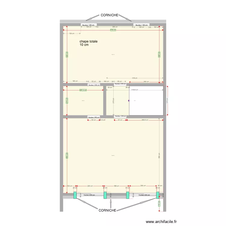 2eme etage LOT B gros oeuvre  12 01 2020. Plan de 