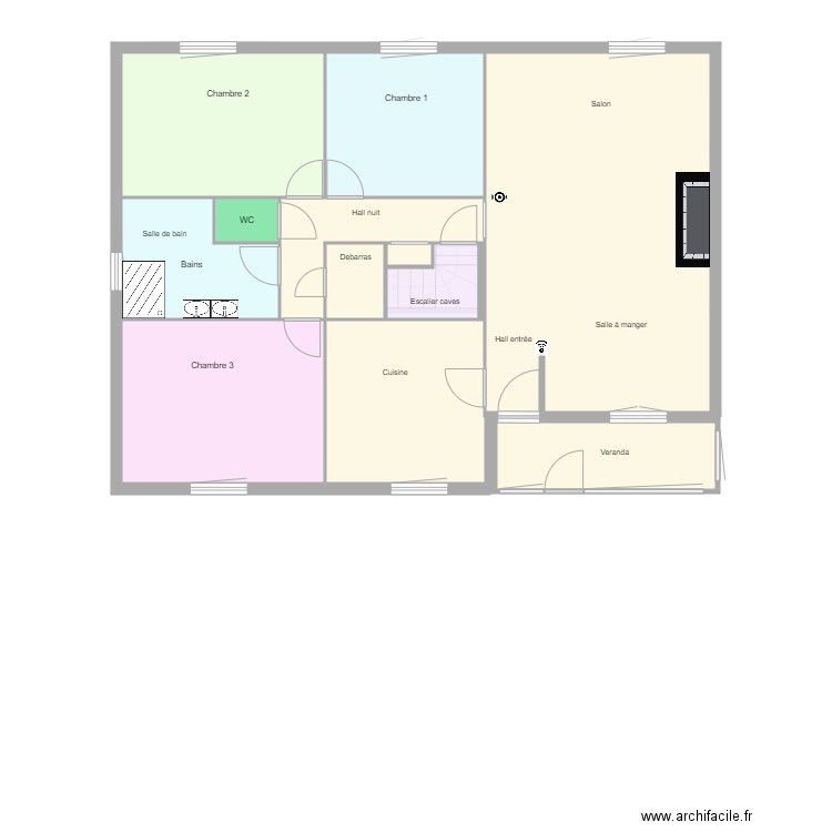 Maison Ecouviez Aux beaux souvenirs Securite. Plan de 0 pièce et 0 m2