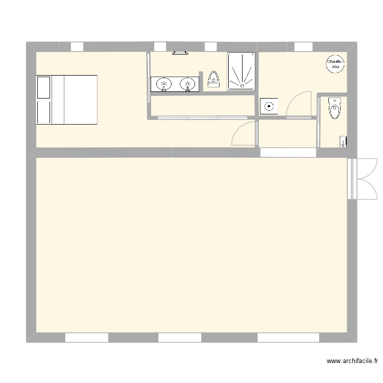 Maison Valérie 2. Plan de 1 pièce et 87 m2