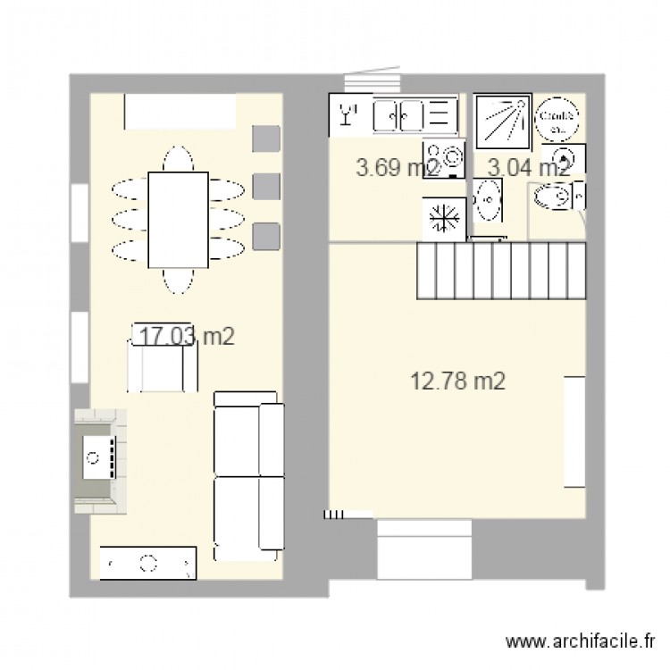 RDC SIXT 2. Plan de 0 pièce et 0 m2