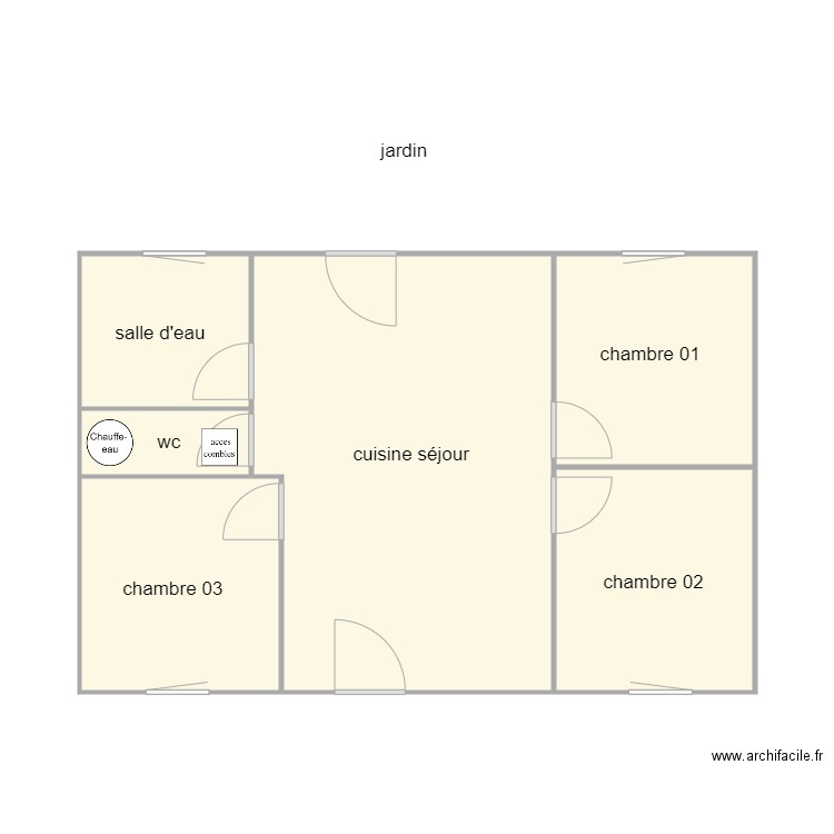 boudaud 1287 am. Plan de 0 pièce et 0 m2