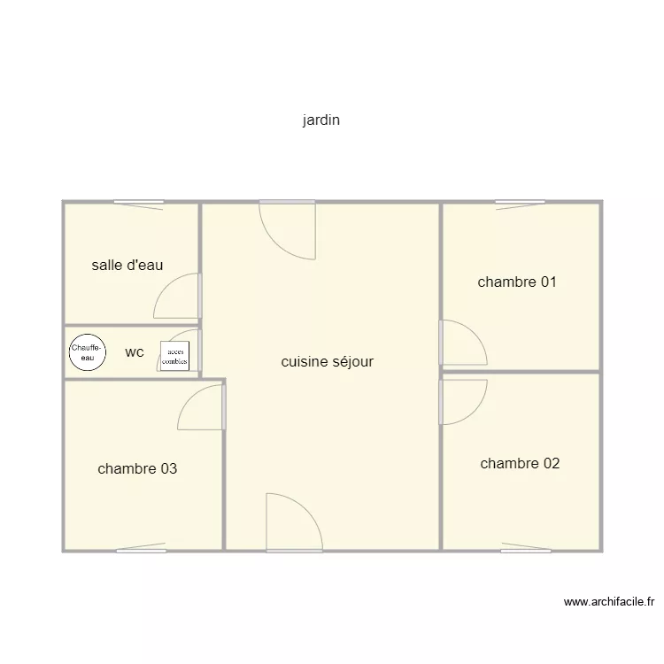 boudaud 1287 am. Plan de 