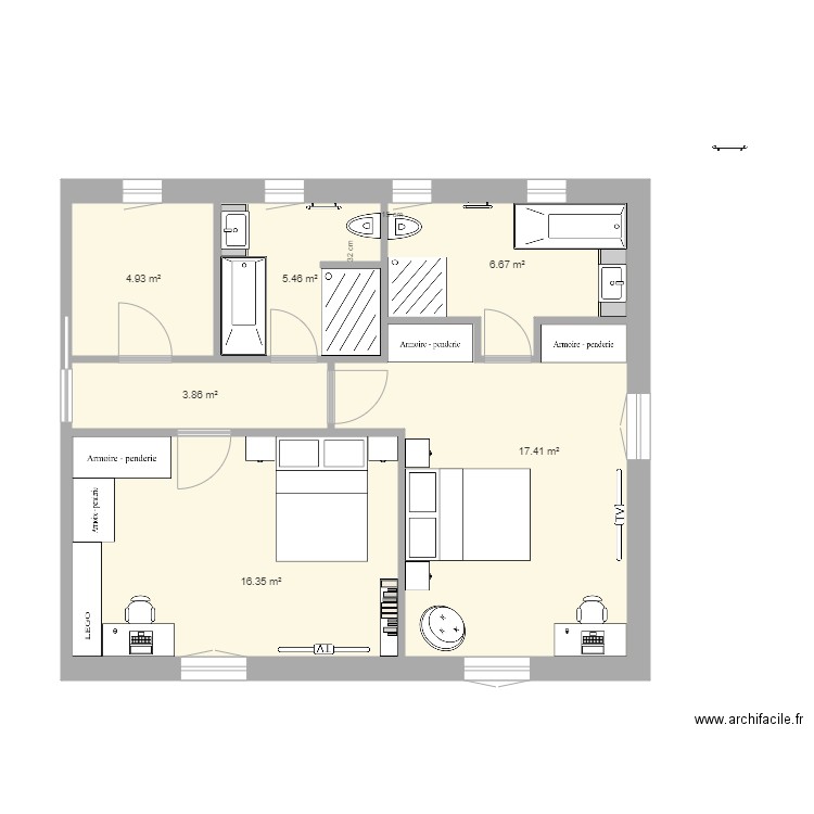 espace enfants 3. Plan de 0 pièce et 0 m2