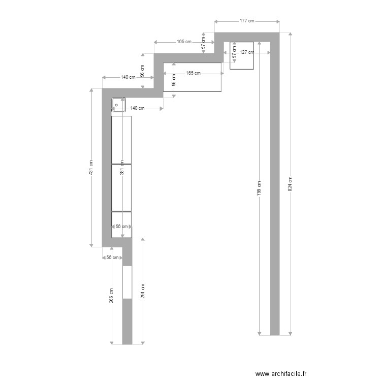 cartonnet. Plan de 0 pièce et 0 m2