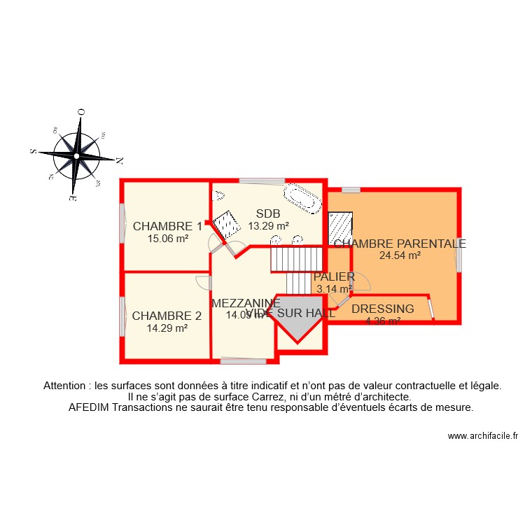 BI 5131 ETAGE 1. Plan de 0 pièce et 0 m2