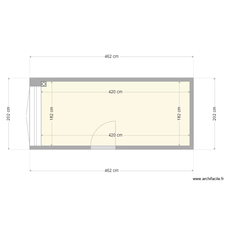 salle de bain du bas 2. Plan de 