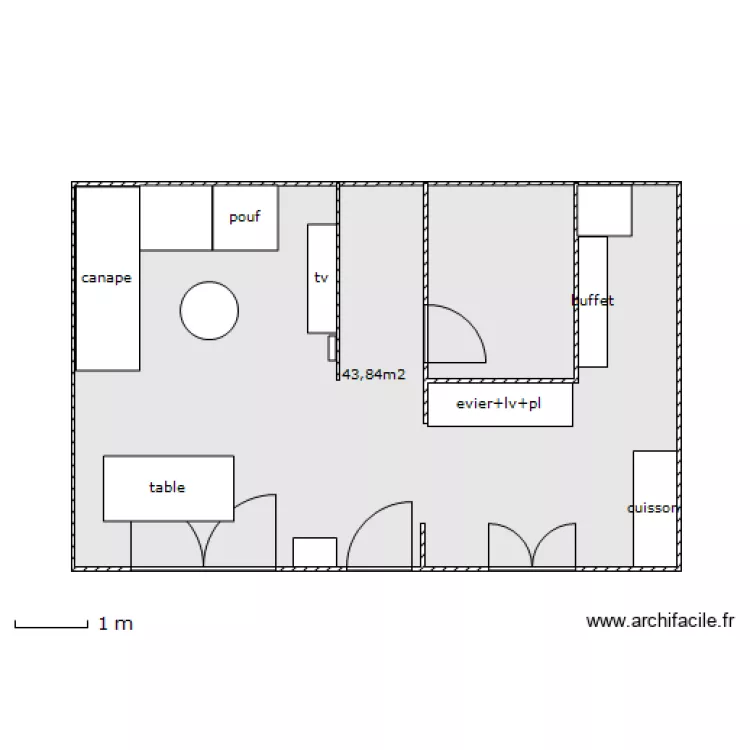 rez de chaussé. Plan de rez de chaussé. Plan de