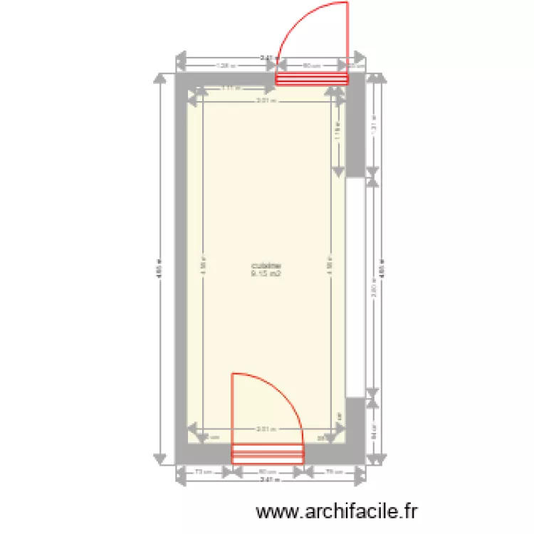 CUISINE VALREAS. Plan de 