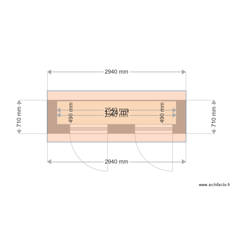 amenagement murale. Plan de 0 pièce et 0 m2