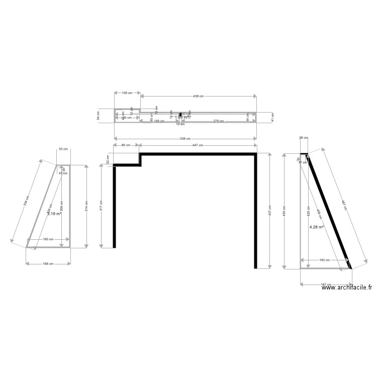 Bureau. Plan de 0 pièce et 0 m2