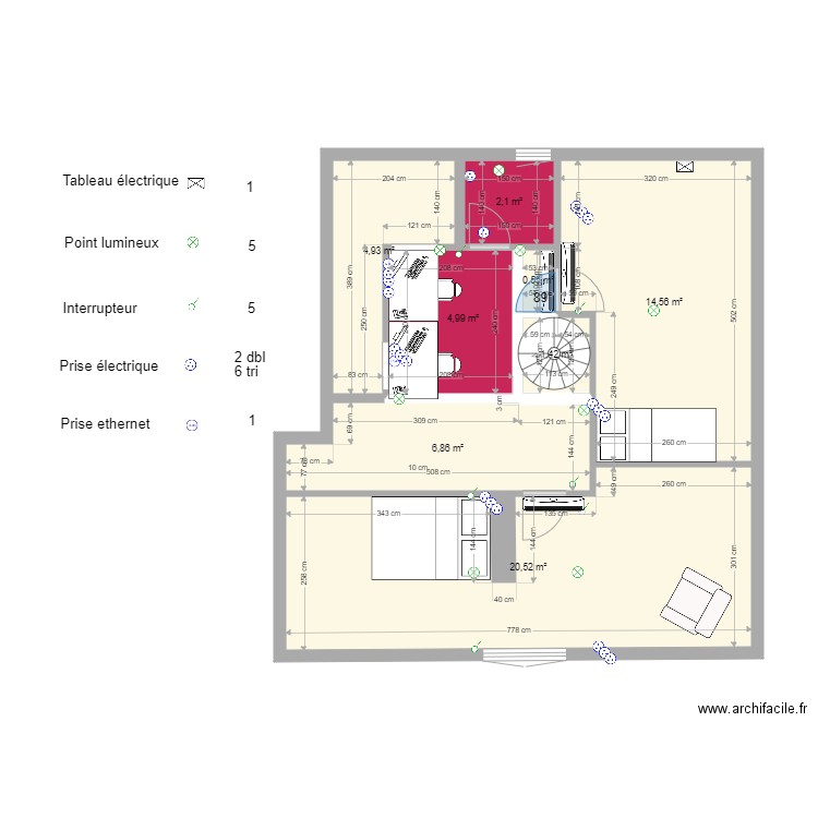 grenier 8. Plan de 0 pièce et 0 m2