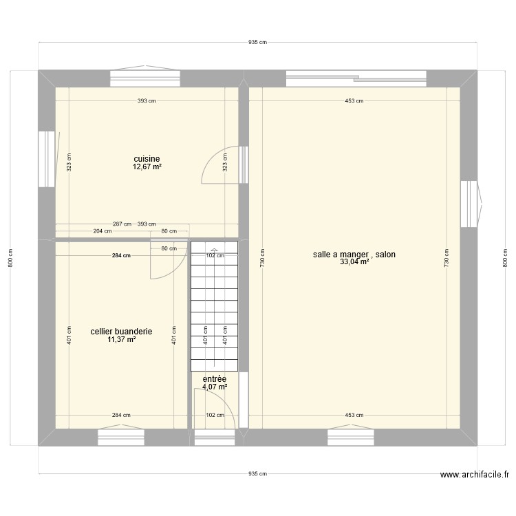 plan 1. Plan de 0 pièce et 0 m2