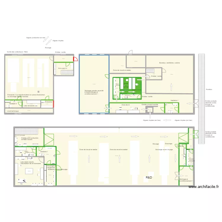 Camaret 1 et 2 (3). Plan de 