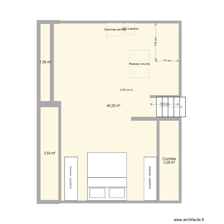 Grenier2. Plan de 0 pièce et 0 m2 Grenier2. Plan de 0 pièce et 0 m2