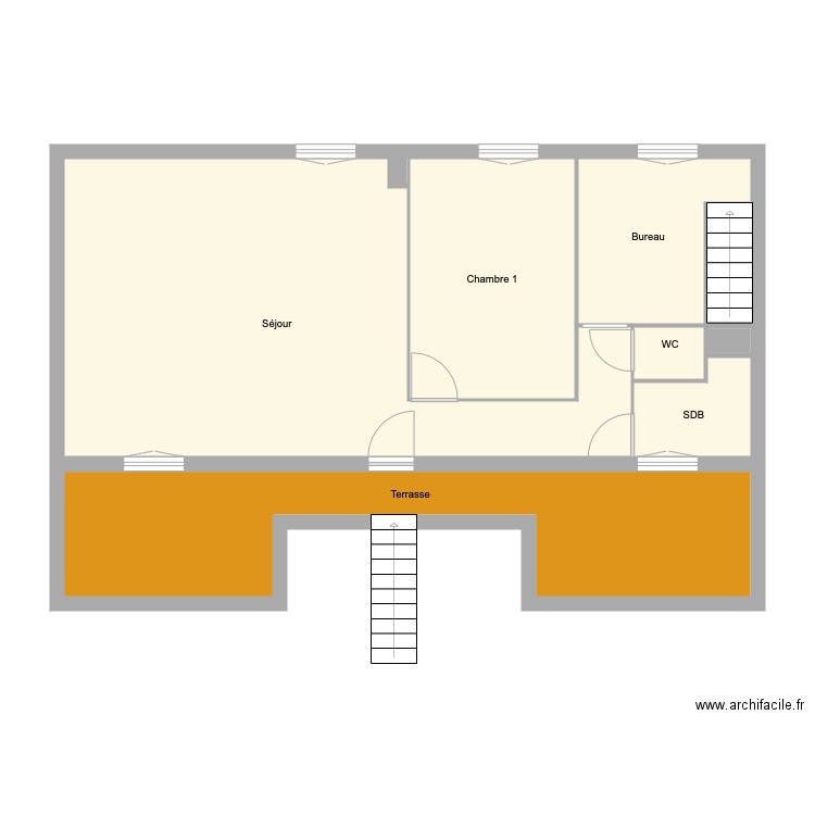 étage après. Plan de 0 pièce et 0 m2