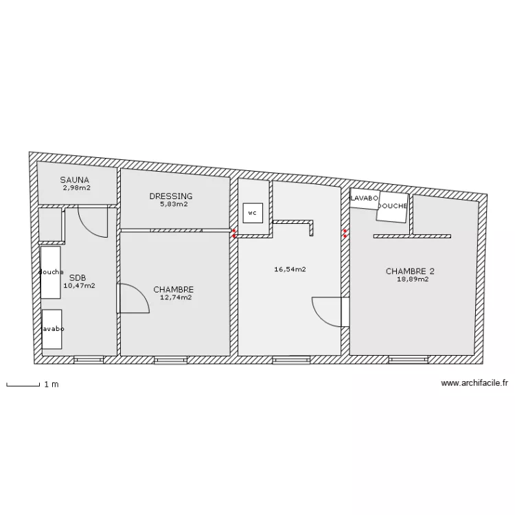 ETAGE PROJET 2. Plan de ETAGE PROJET 2. Plan de