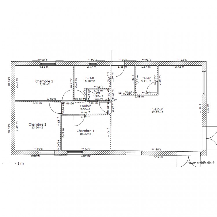 Carrelys. Plan de 0 pièce et 0 m2