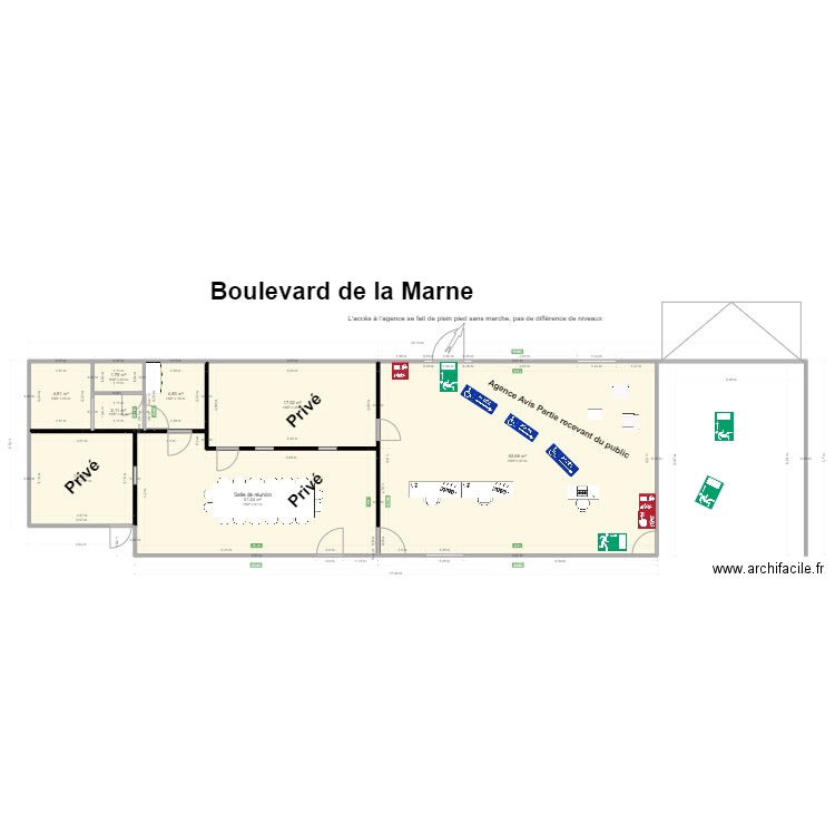 PLAN AVIS GUINGAMP 2. Plan de 8 pièces et 136 m2