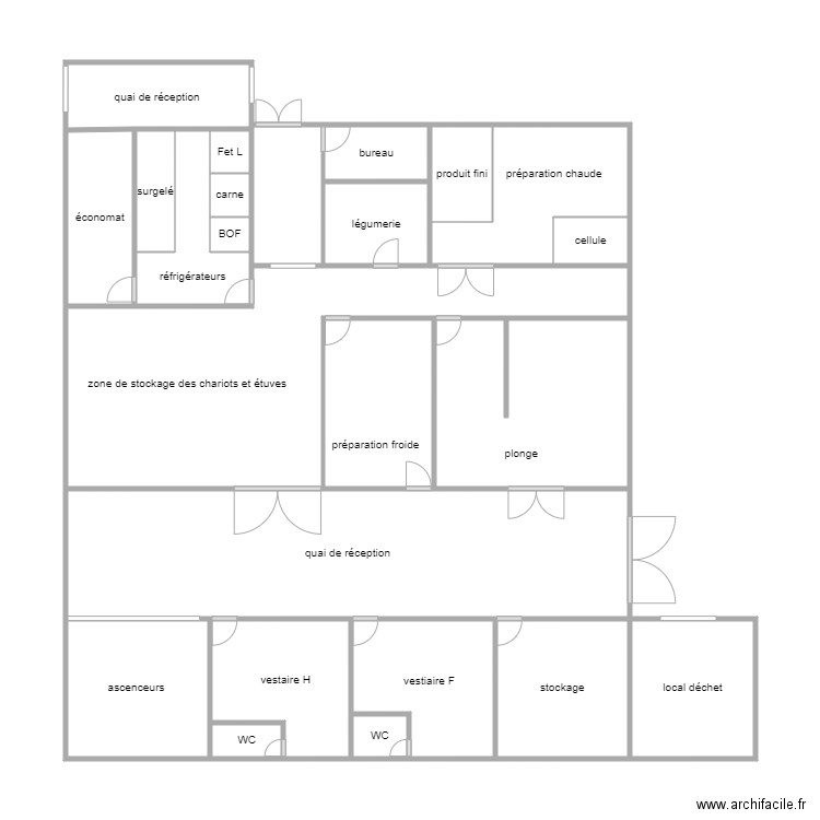 la houssaie modif. Plan de 0 pièce et 0 m2