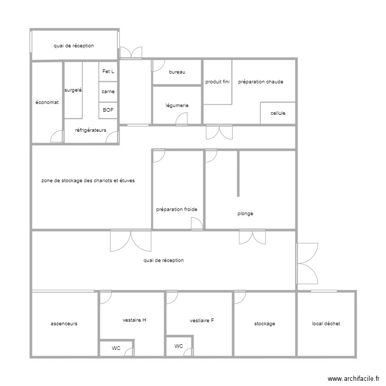 la houssaie modif. Plan de 23 pièces et 95 m2