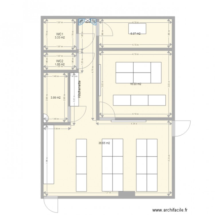 Local atelier plan derniere 30. Plan de 0 pièce et 0 m2