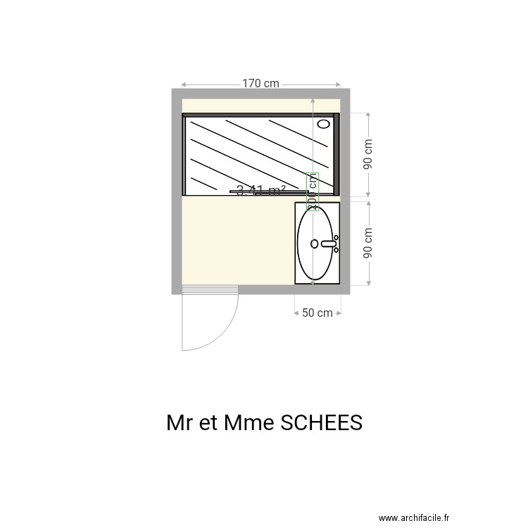 VRAI Schees. Plan de 0 pièce et 0 m2