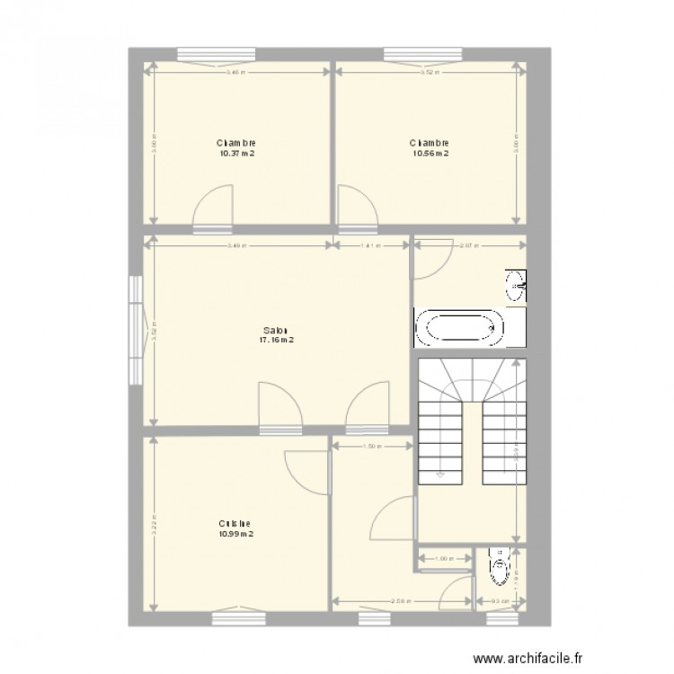 Chateau 1er étage final. Plan de 0 pièce et 0 m2