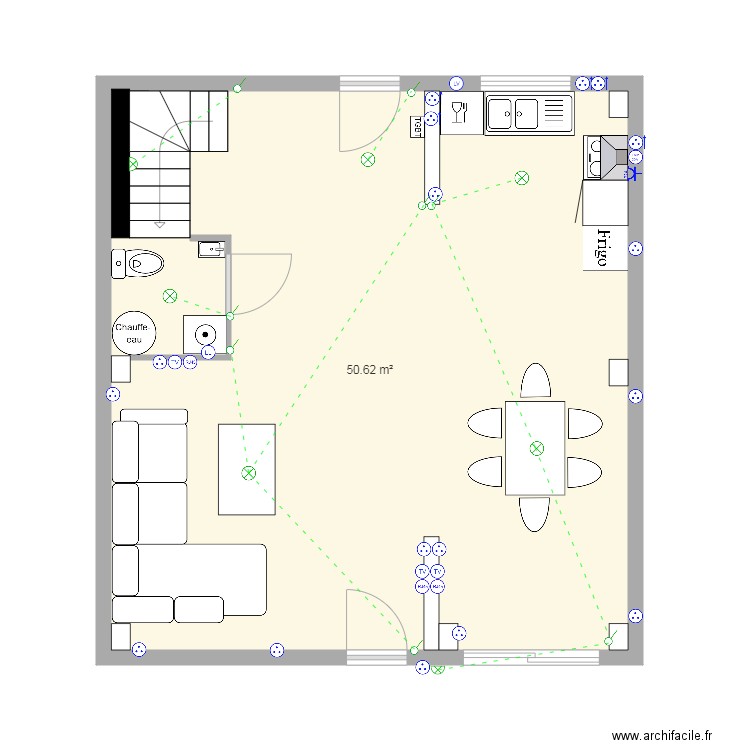 f4 rdch. Plan de 0 pièce et 0 m2