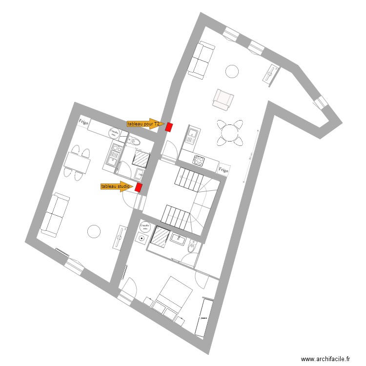 étage 3 pour enedis. Plan de 0 pièce et 0 m2