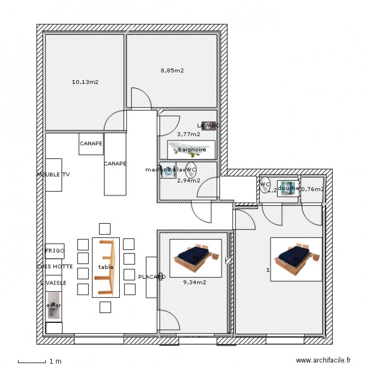 APPART DU BAS 210413. Plan de 0 pièce et 0 m2