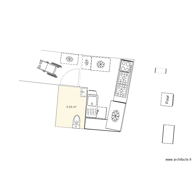 78 mouffetard v2. Plan de 0 pièce et 0 m2