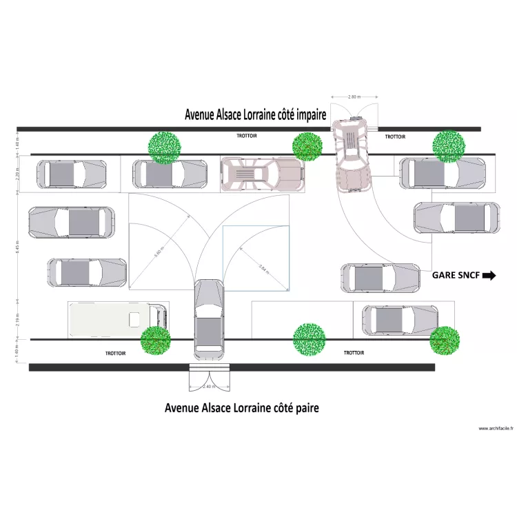 Projet de Rénovation double sens. Plan de Projet de Rénovation double sens. Plan de