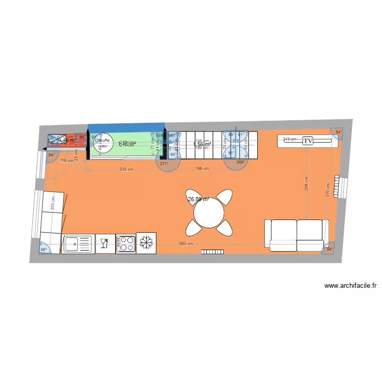 rdc duplex 2. Plan de 