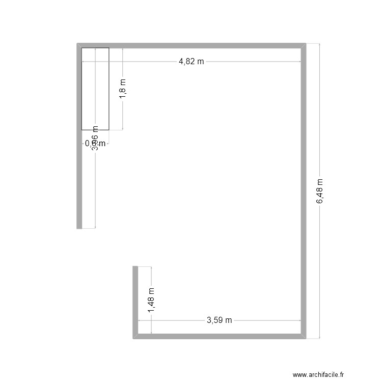 Big. Plan de 0 pièce et 0 m2