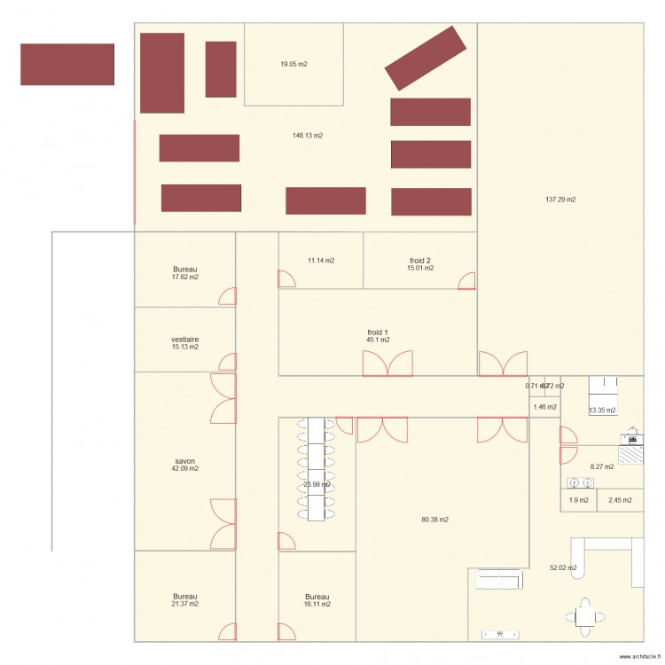 essai disposition. Plan de 0 pièce et 0 m2