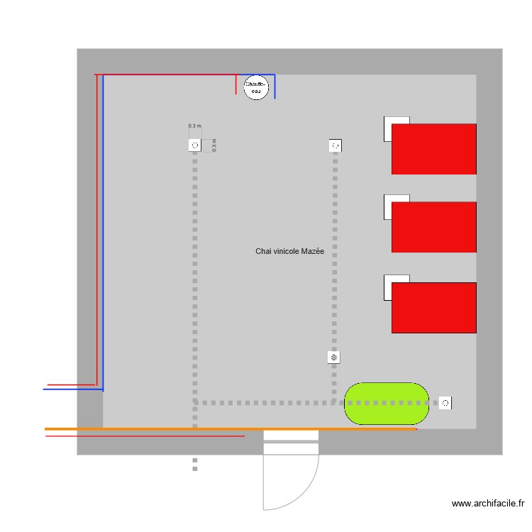Chai Maz&eacute;e. Plan de 0 pièce et 0 m2