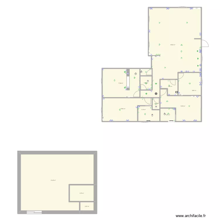 Villa Sautuges. Plan de Villa Sautuges. Plan de