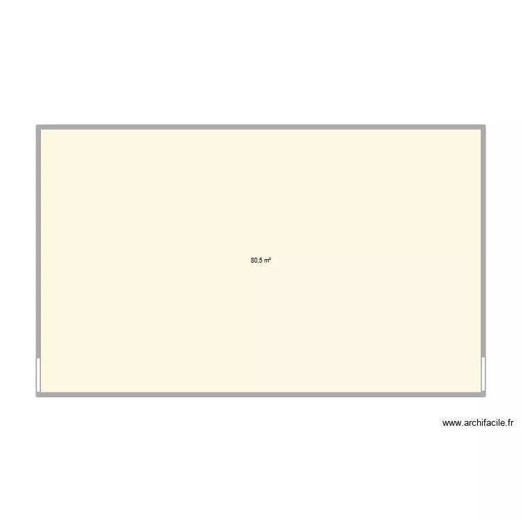 ESAT BAT 4 STOKAGE. Plan de 1  et 81 m²