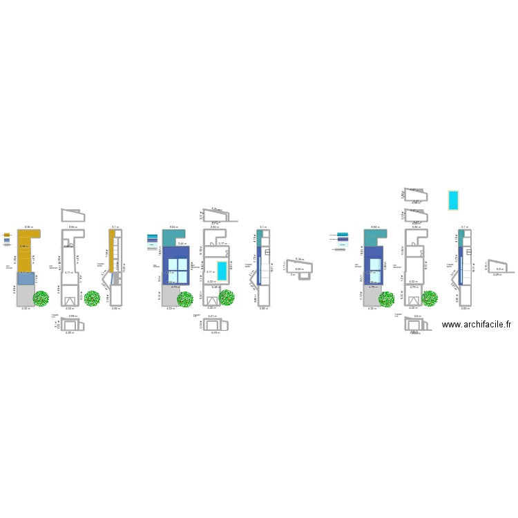 Garage_V4. Plan de 108 pièces et 770 m2