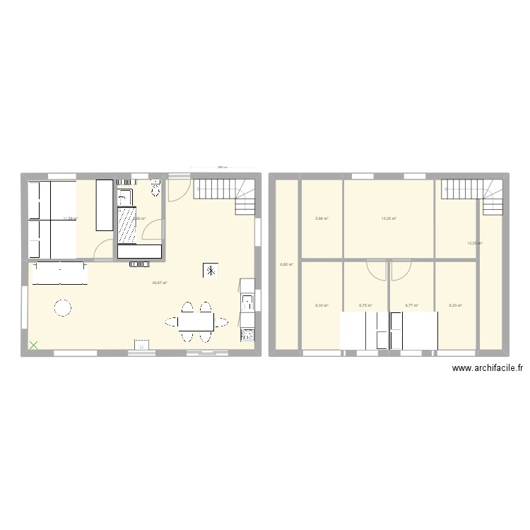 Miq_escalier_est. Plan de 0 pièce et 0 m2