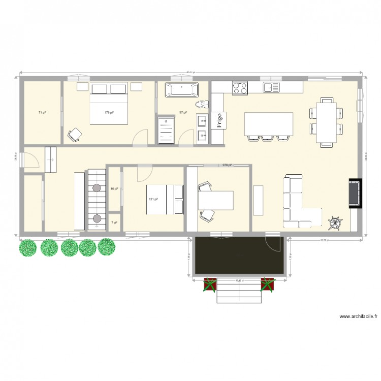 132 des pins. Plan de 0 pièce et 0 m2