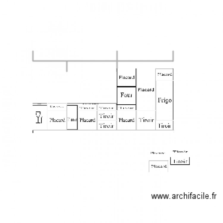 Cuisine. Plan de 0 pièce et 0 m2